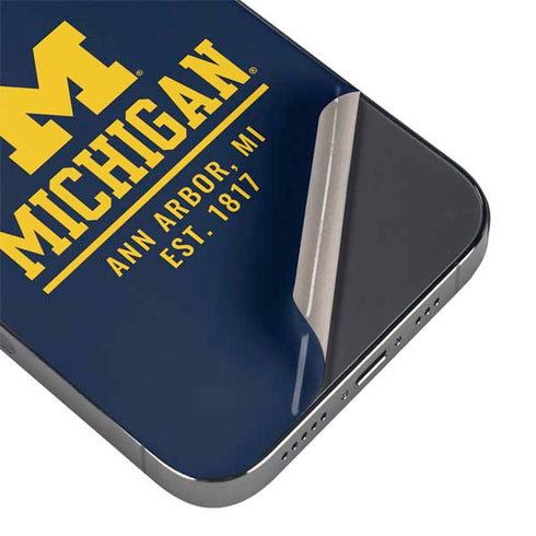 University of Michigan Ann Arbor Est 1817 iPhone 16 Pro Skin